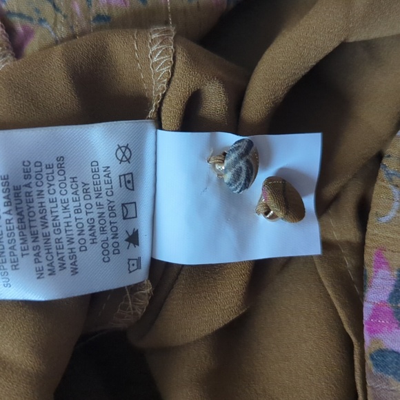 House of Harlow 1960 Olive Green Metallic Mini Dress - Picture 14 of 16